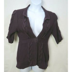 Sweater Cardigan by Loft size large,purple, new